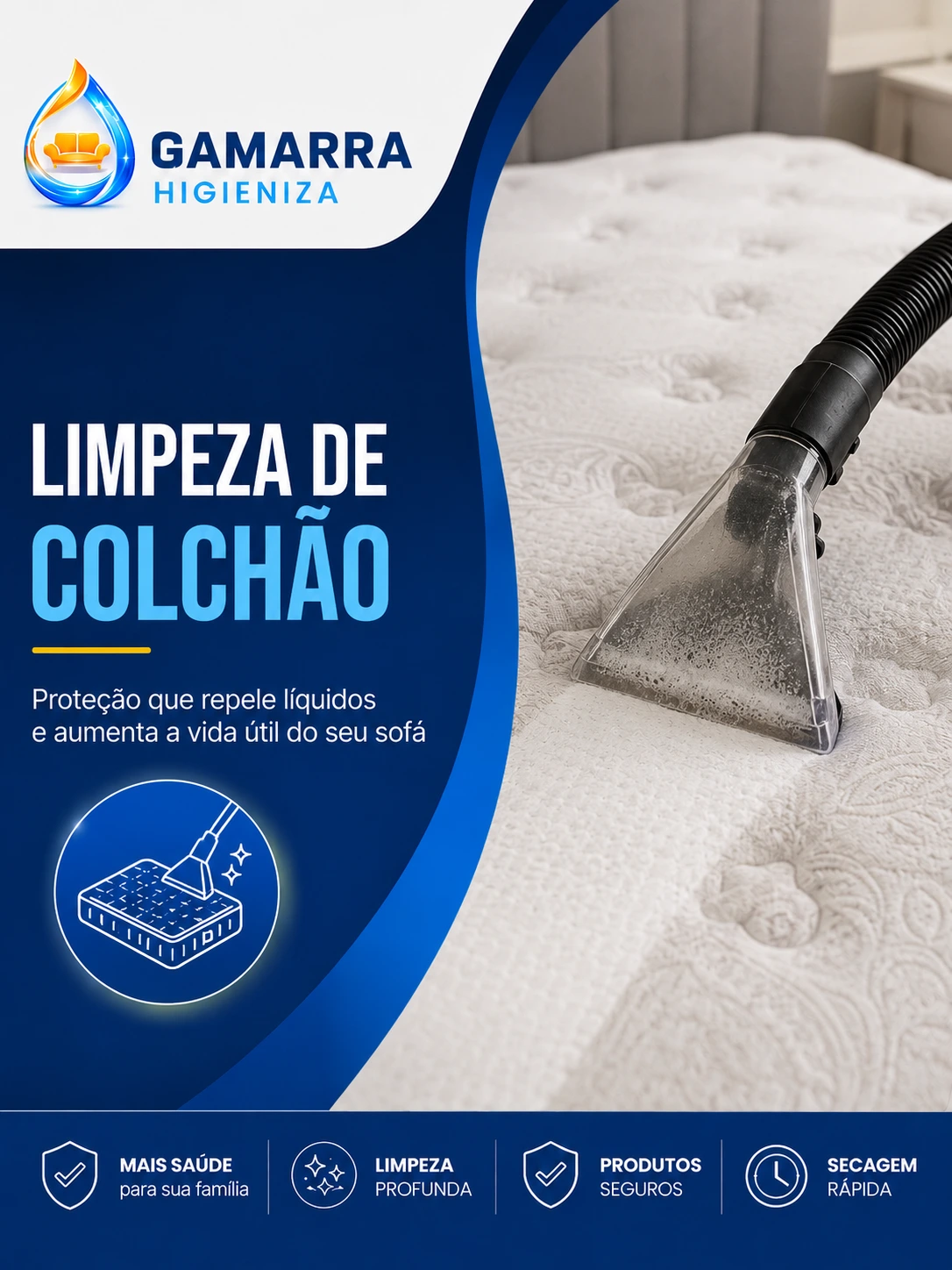 Lavagem de Colchão em Montenegro
